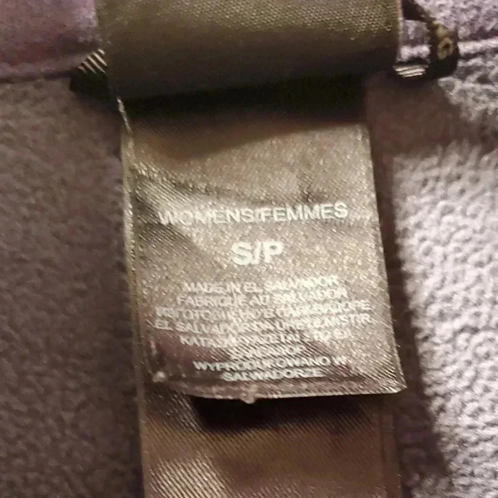 The North face Metalic Gray Jacket Sz S Women's Full Zip Fleece Lining - Picture 9 of 9